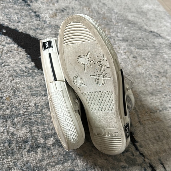 DIOR MEN by KIM JONES B23 Hi Top Newspaper Printed Sneakers - Picture 9 of 10